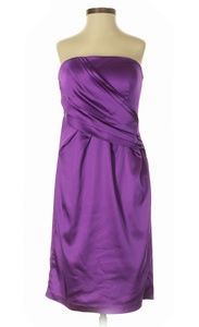 Donna Morgan Strapless Purple Party Dress Size 4
